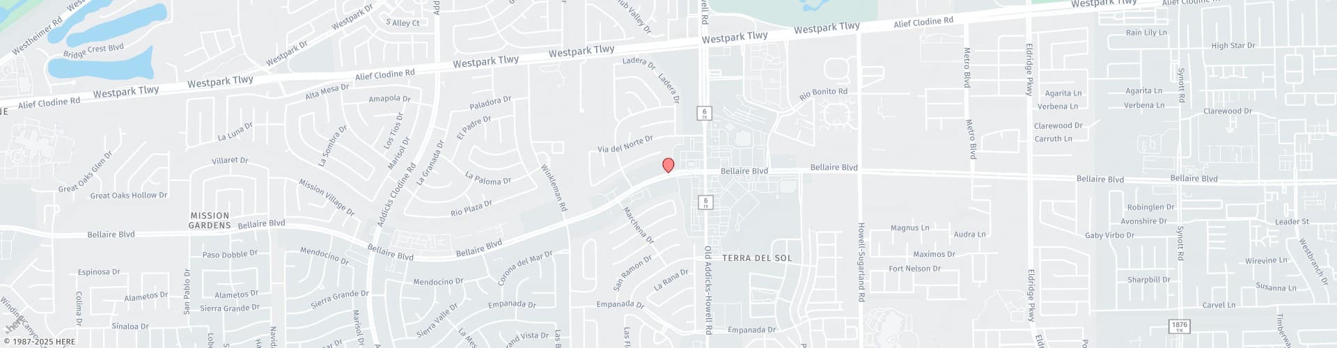 Location Map: 14626-A Bellaire Blvd Houston, TX 77083